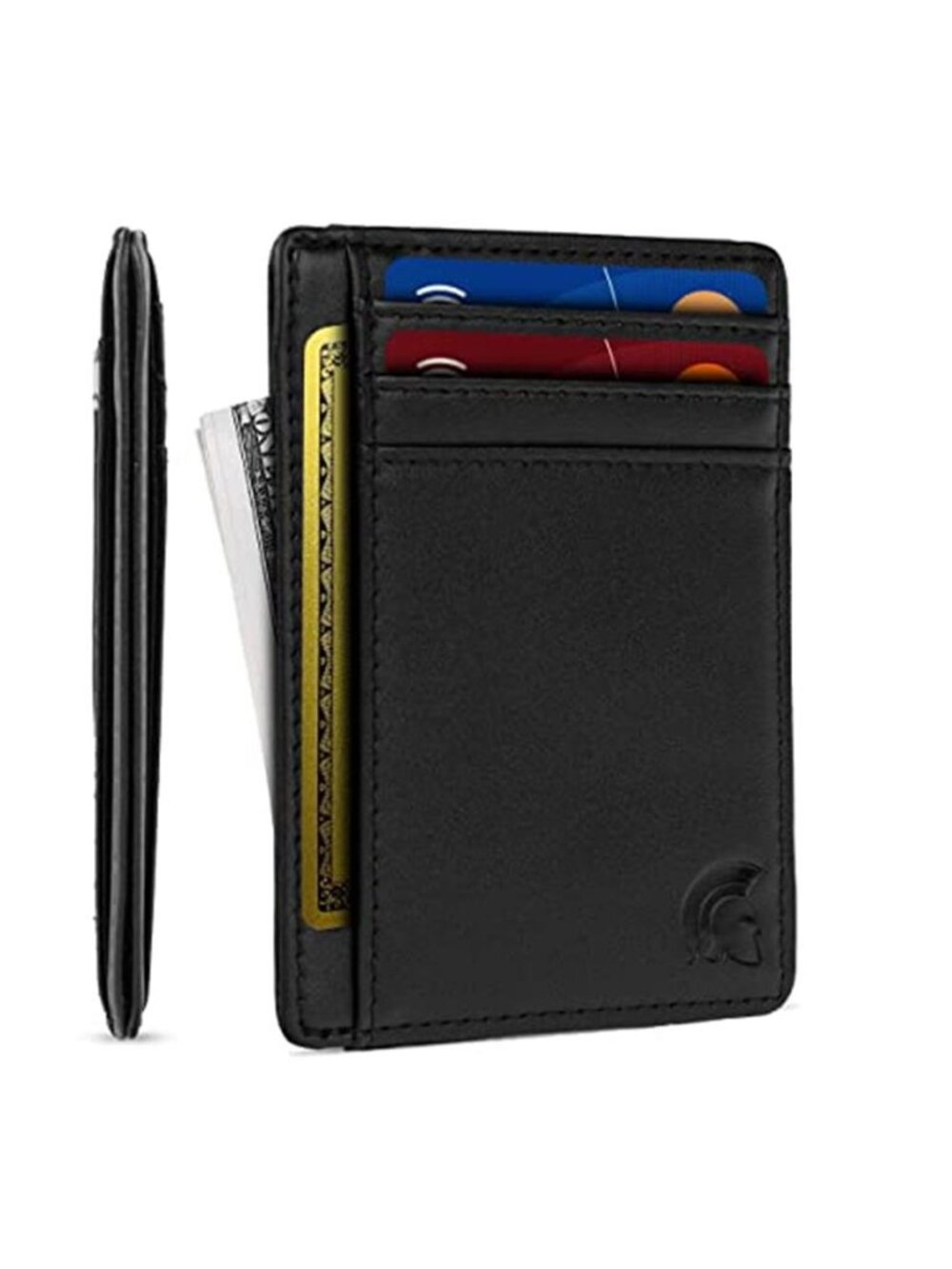 POWR Mens Wallet, Slim Wallet RFID Blocking Minimalist Credit Card Holder,
